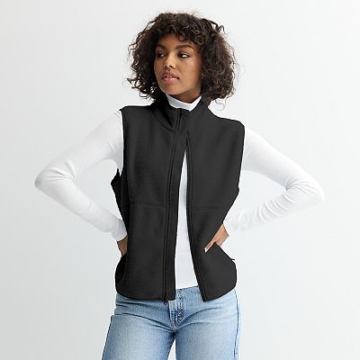 トップス BoTT Full Zip Fleece Vest BoTT / FULL ZIP FLEECE VEST / SLATE GREEN | Sop