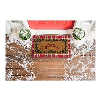 St. Nicholas Square® Holiday Reversible Layering Rug