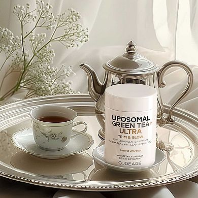 Codeage Liposomal Green Tea+, EGCG 90%, Matcha Green Tea, Peppermint Leaf, Lemon Peel, 60 ct