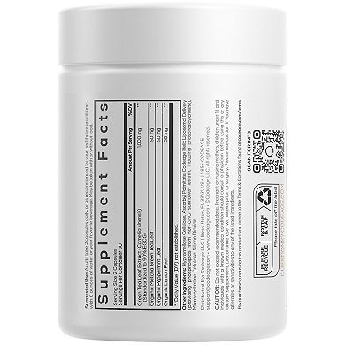 Codeage Liposomal Green Tea+, EGCG 90%, Matcha Green Tea, Peppermint Leaf, Lemon Peel, 60 ct