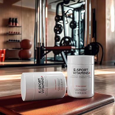 Codeage E-Sport Vitamins+ Citicoline Cognizin, Bacopa Monnieri, L-Theanine, Ginkgo, Lutein, 90 ct