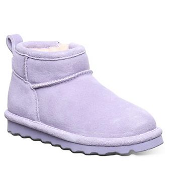 Bearpaw Shorty Girls' Winter Boots Ankle Slip-On Lined Snow Boots