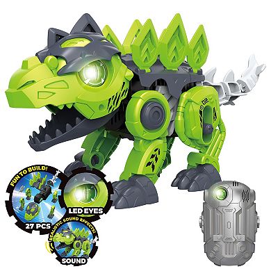 Flipo Green Dinosaur Tech Build-It Kit