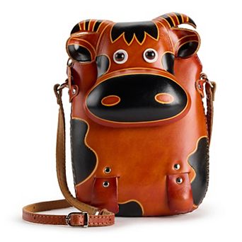 AmeriLeather Cow Leather Crossbody Bag