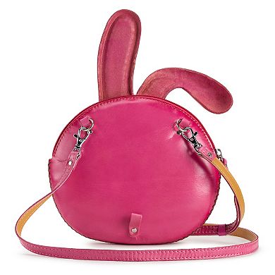 AmeriLeather Bunny Leather Crossbody Bag