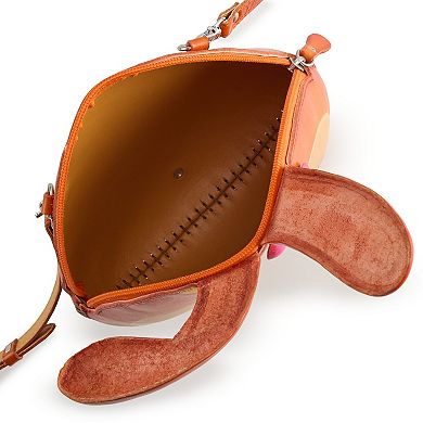 AmeriLeather Bunny Leather Crossbody Bag