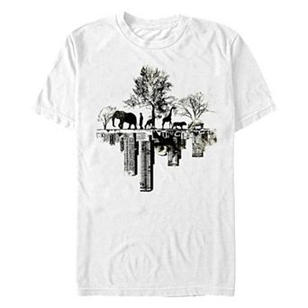 Men's Nature And City Duality Graphic Tee