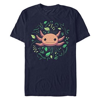 Men's Cute Axolotl Graphic Tee