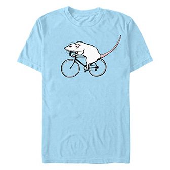Men's Cycling Mouse Graphic Tee