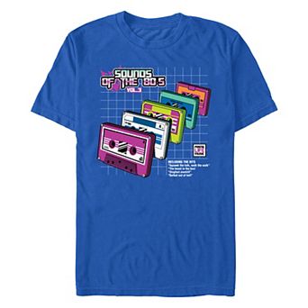 Men's Sounds Of The 80s Vol.3 Cassette Tapes Graphic Tee