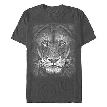 Men's Lion Close Up Graphic Tee