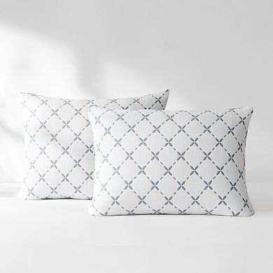Lush Decor Diamond Leaf 3-pc. Jacquard Reversible Matelasse Coverlet Set