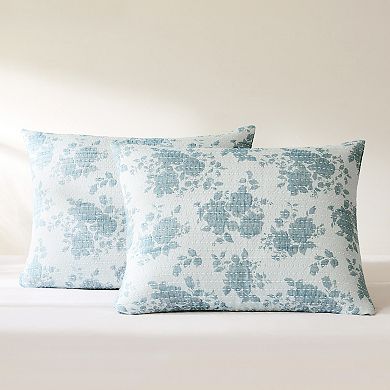 Lush Decor Rose Garden 3-pc. Pick Stitch Jacquard Matelasse Coverlet Set