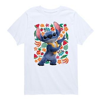 Disney's Lilo & Stitch Live Action Boys 8-20 Fruit Pattern Graphic Tee