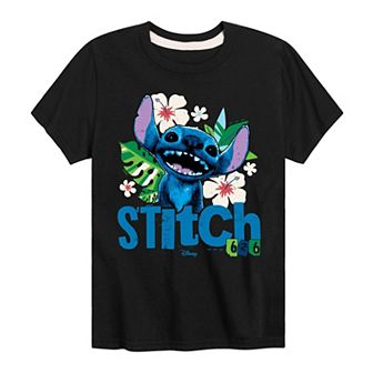 Disney's Lilo & Stitch Live Action Boys 8-20 626 Floral Graphic Tee