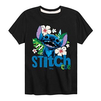 Disney's Lilo & Stitch Live Action Boys 8-20 626 Floral Graphic Tee