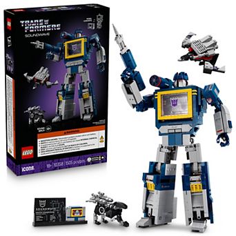 LEGO Icons Transformers Soundwave Model Kit 10358 Building Kit (1505 Pieces)