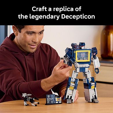 LEGO Icons Transformers Soundwave Model Kit 10358 Building Kit (1505 Pieces)