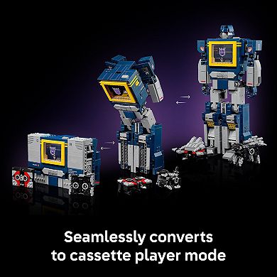 LEGO Icons Transformers Soundwave Model Kit 10358 Building Kit (1505 Pieces)