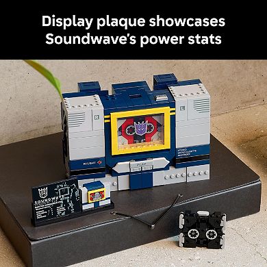LEGO Icons Transformers Soundwave Model Kit 10358 Building Kit (1505 Pieces)