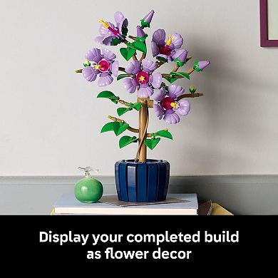 LEGO Botanicals Hibiscus Flower Building Kit 10372 (1,176 Pieces)