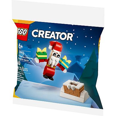 LEGO Creator Christmas Chimney Fun With Santa 30692 Building Kit (60 Pieces)