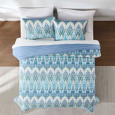 Lush Decor Ikat Drops 3-pc. Quilt Set