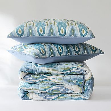 Lush Decor Ikat Drops 3-pc. Quilt Set
