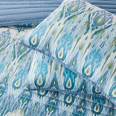 Lush Decor Ikat Drops 3-pc. Quilt Set