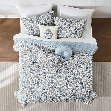 Lush Decor Lillian 6-pc. Block Print Reversible Quilt Set