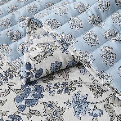 Lush Decor Lillian 6-pc. Block Print Reversible Quilt Set
