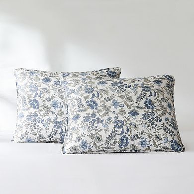 Lush Decor Lillian 6-pc. Block Print Reversible Quilt Set