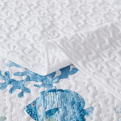 Lush Decor Oceana 5-pc. Watercolor Sea Life Quilt Set