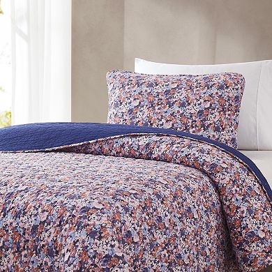 Lush Decor Alicia Camo Floral Cotton Quilt Set