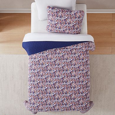Lush Decor Alicia Camo Floral Cotton Quilt Set