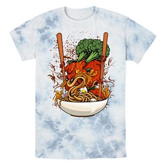 Men's Dragon Eating Ramen Graphic Tee