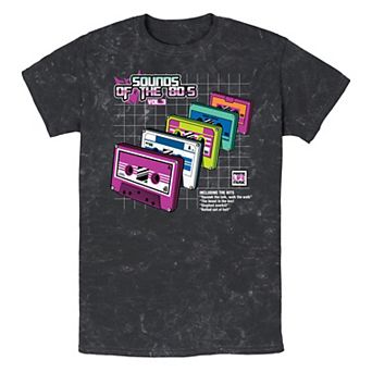 Men's Sounds Of The 80s Vol.3 Cassette Tapes Graphic Tee
