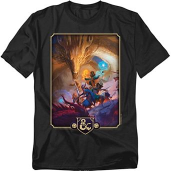 Big & Tall Original & Unrestored Dungeons And Dragons 2024 Graphic Tee