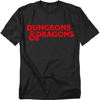 Big & Tall Original & Unrestored Dungeons And Dragons Logo Graphic Tee