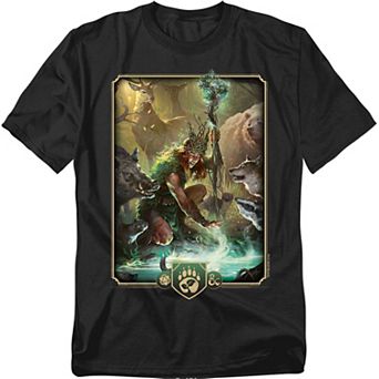 Big & Tall Original & Unrestored Dungeons And Dragons 2024 Druid Graphic Tee