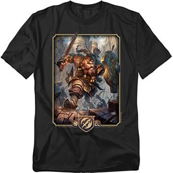 Big & Tall Original & Unrestored Dungeons And Dragons 2024 Fighter Graphic Tee