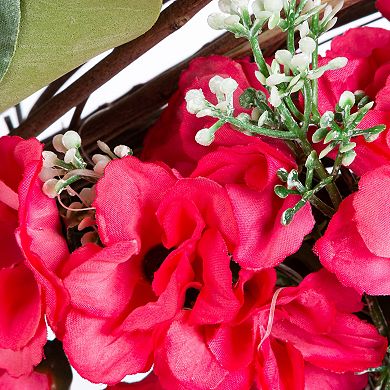 Gerson 24-in. Natural Twig and Mixed Flower Wreath