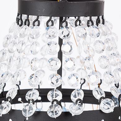 Gerson 17.13-in. Solar Beaded Lamp