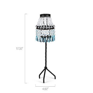 Gerson 17.13-in. Solar Beaded Lamp