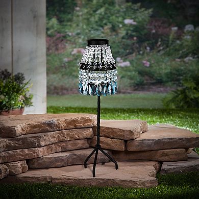 Gerson 17.13-in. Solar Beaded Lamp