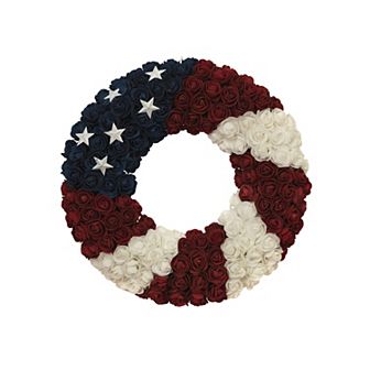 Gerson 17 in American Artificial Flower Wreath