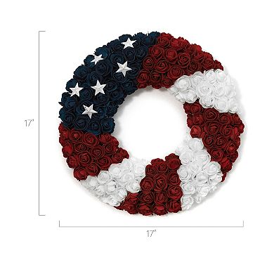 Gerson 17-in. American Artificial Flower Wreath