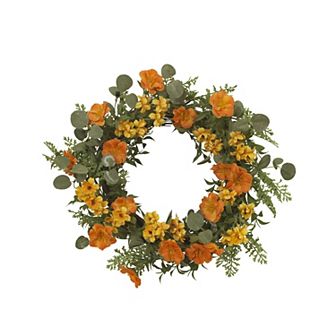 Gerson 24 in Spring Flower Artificial Wreath