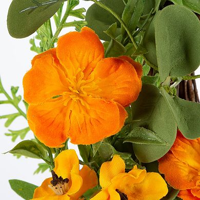 Gerson 24-in. Spring Flower Artificial Wreath