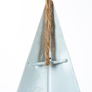 Gerson 2-Piece Metal Spring Bird Design Wall Hanging Star Set